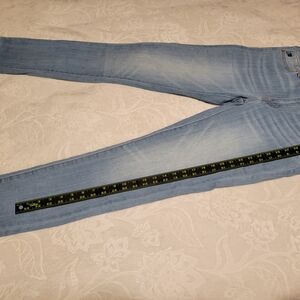 KanCan Jeans Size 11/29 High Rise 90s Flare Tie Waist Medium Wash NEW W Tags